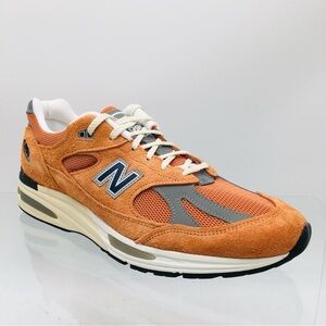 New Balance 991v2 Grounded Pastels Gold Earth Athletic Shoes Men’s Size 10 M